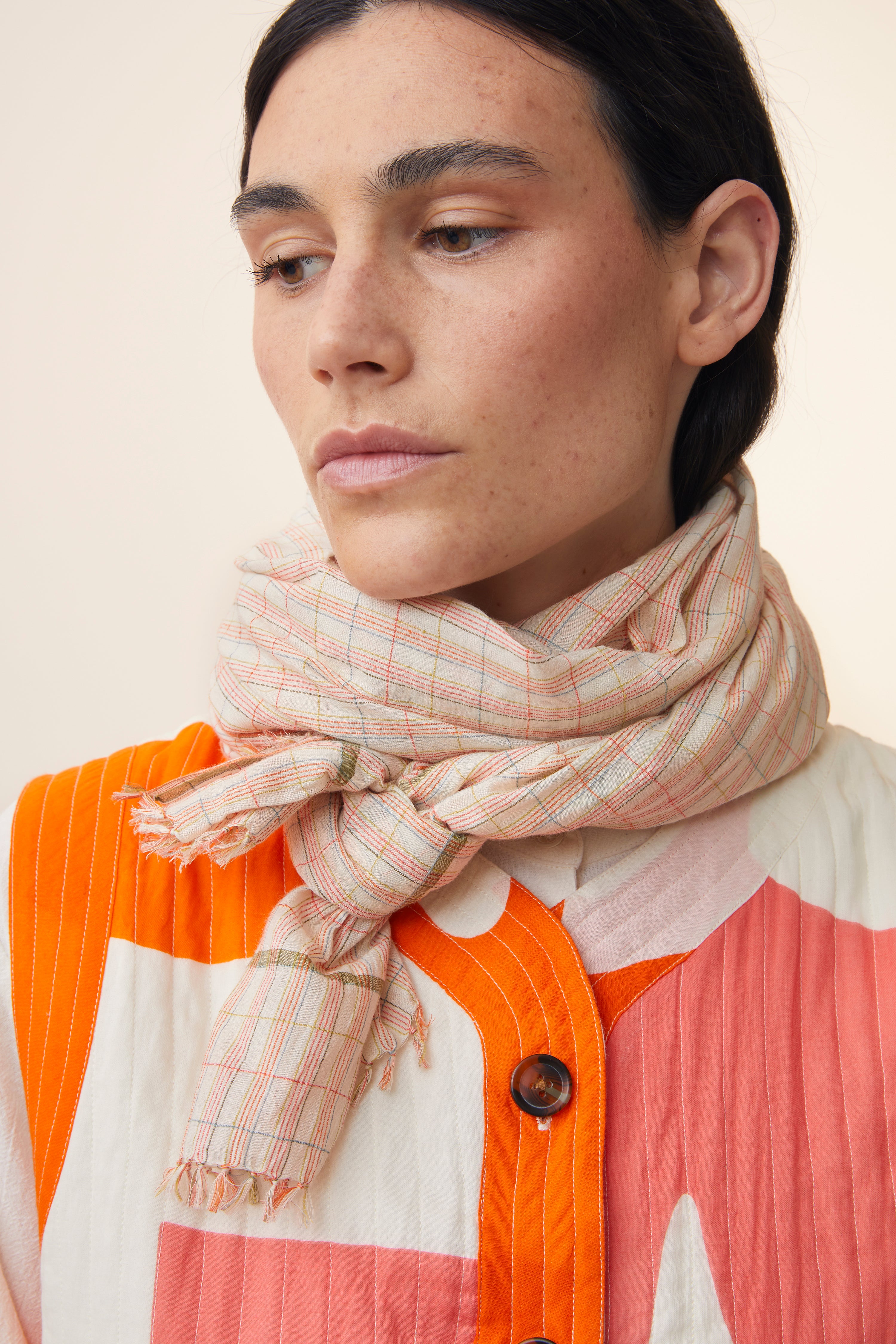 Natural Cotton Scarf – MOISMONT