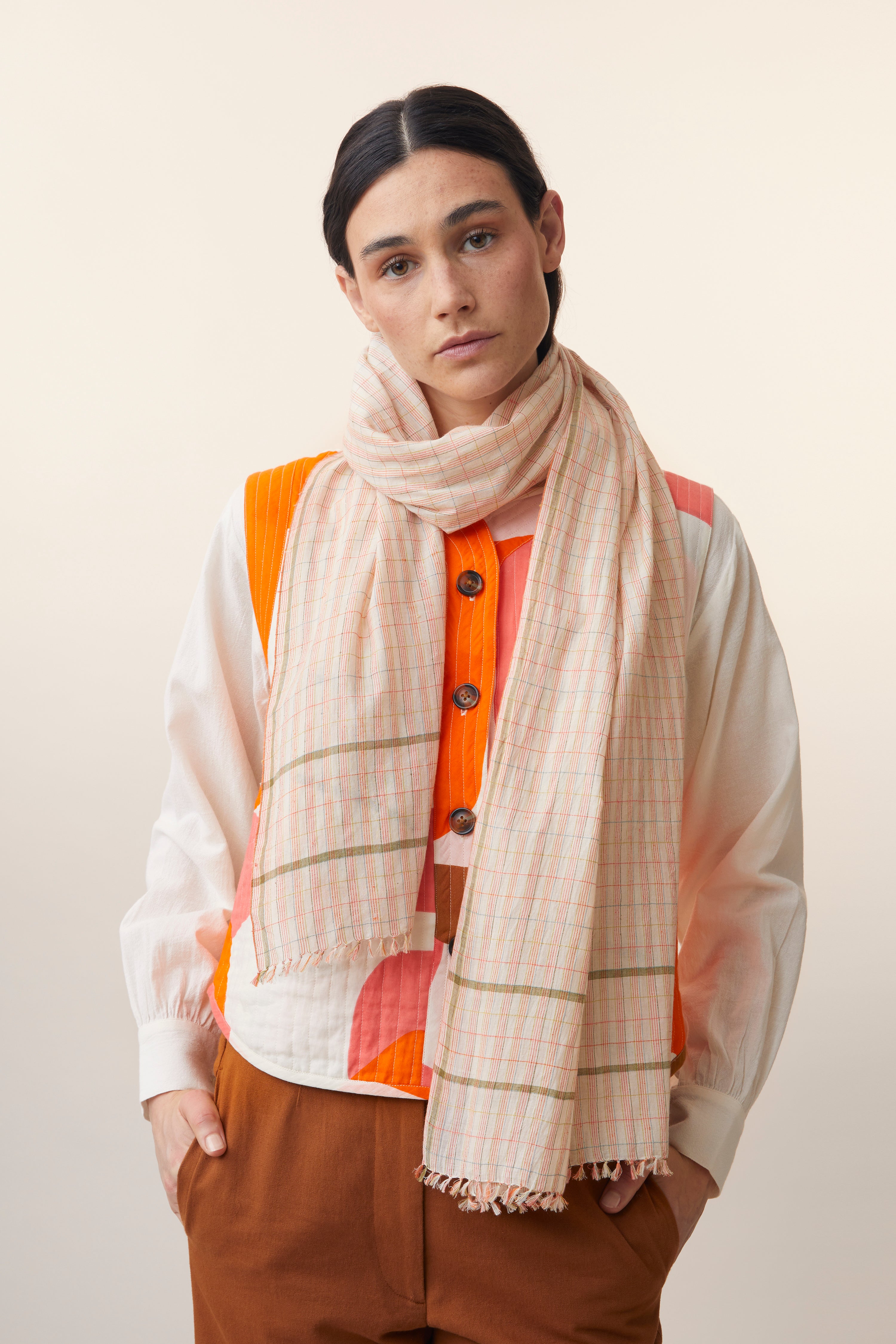 Natural Cotton Scarf – MOISMONT