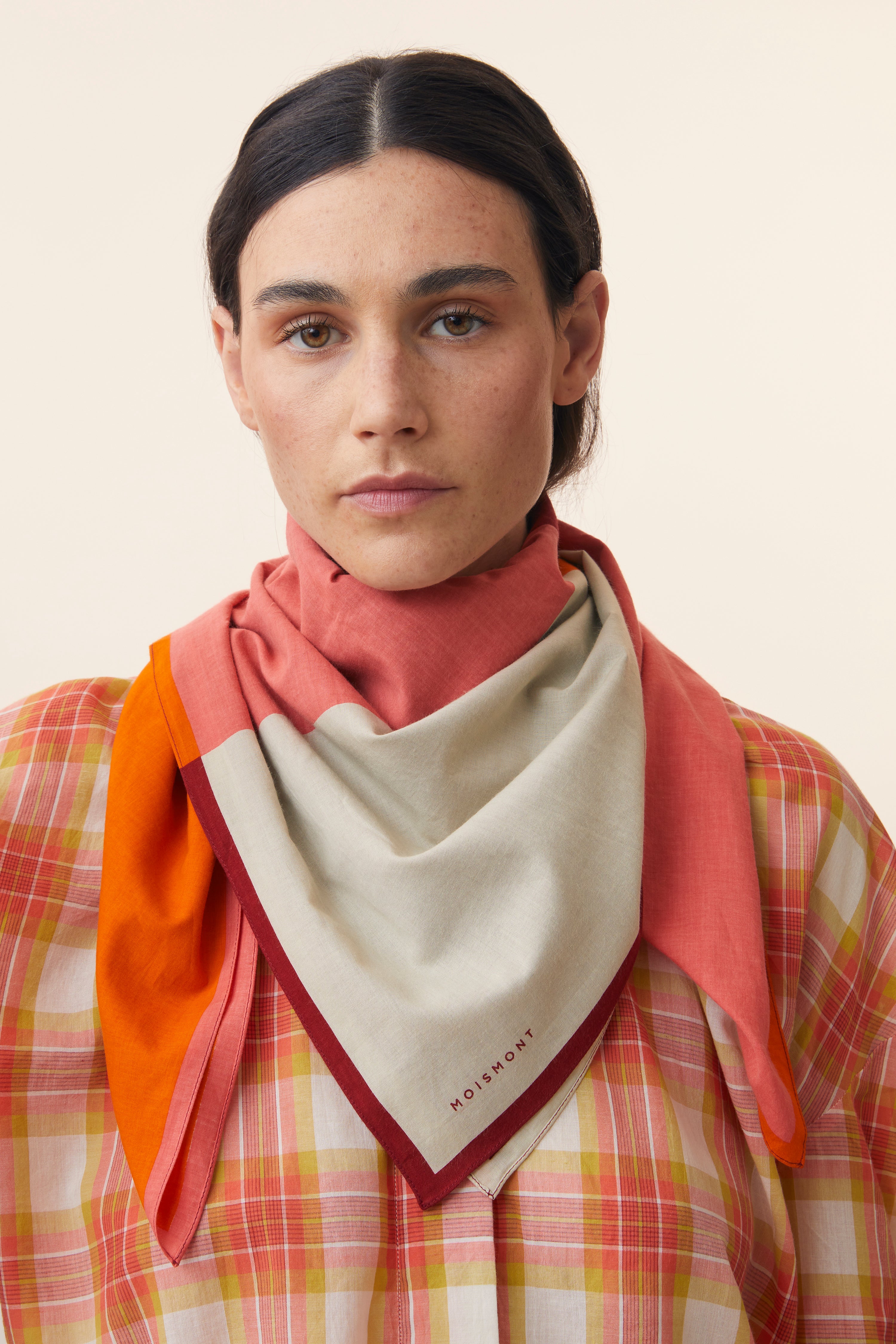 Pink Cotton Scarf – MOISMONT