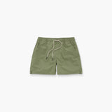 GREEN NYLON SWIM SHORTS