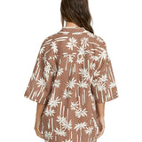 Beach side prntd ss wvn