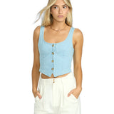 Sunwashed wvn vest