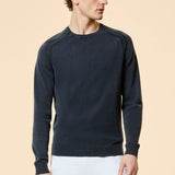 26102- 60 Blue Black round neck knitted