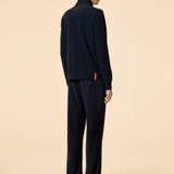 26151-60 blue black surflex full zip fleece