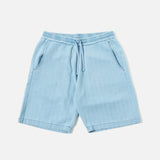 Simple short - herringbone denim