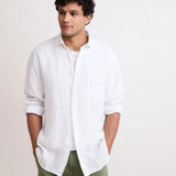 Hartford Solid Cotton Shirt