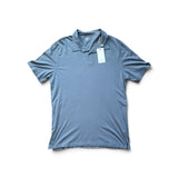 BF66301-04 - MEN KNITTED POLO-LIGHT POLO-SILVER