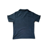BF81306-04 - KNITTED POLO-BOUCLETTE -THUNDER