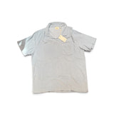 BF81306-07 - KNITTED POLO-BOUCLETTE -BLEACH BLUE