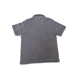 BF81306-05 -  KNITTED POLO-BOUCLETTE -DENIM