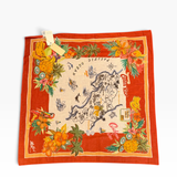 BFC4414-03 MEN WOVEN SCARF-BANDANA COSTA RICA-RED