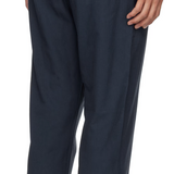 Navy Linen Long Pants
