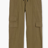 Army Cargo Linen Pants