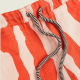 Orange Calima Mojave Linen Trousers