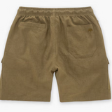 Army Cargo Linen Shorts
