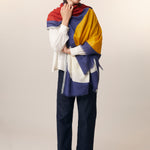 Blue Cotton Scarf  – MOISMONT