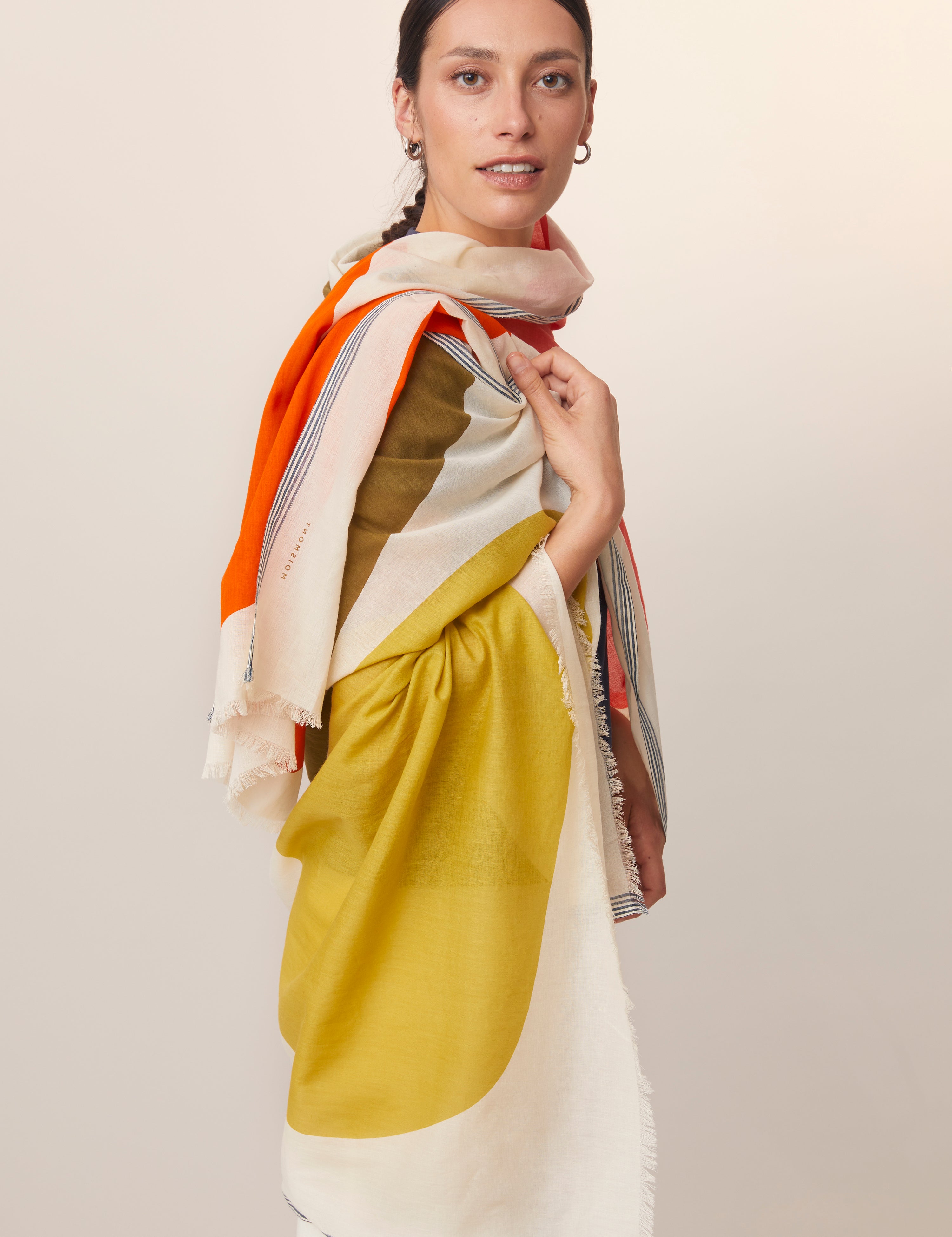 Natural Cotton Scarf  – MOISMONT