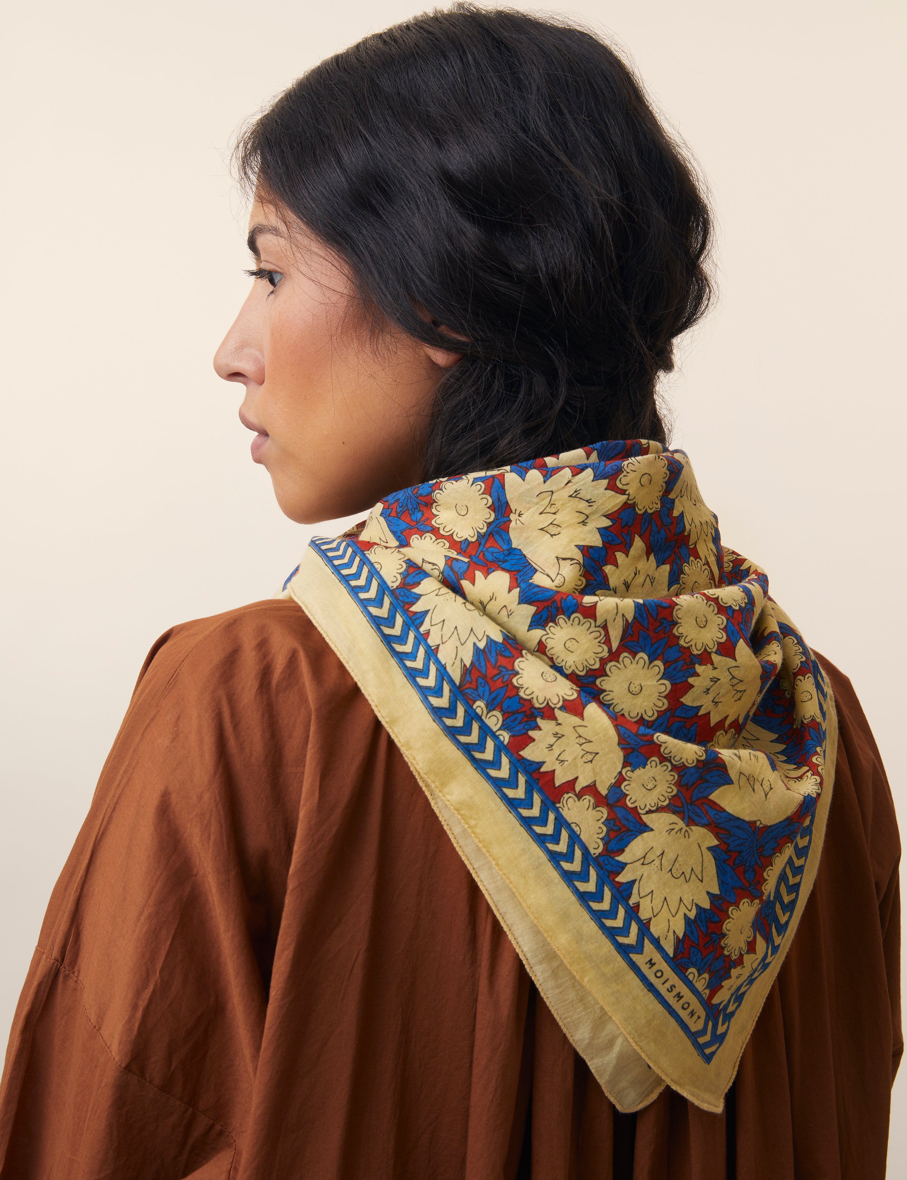 Natural Cotton Scarf  – MOISMONT