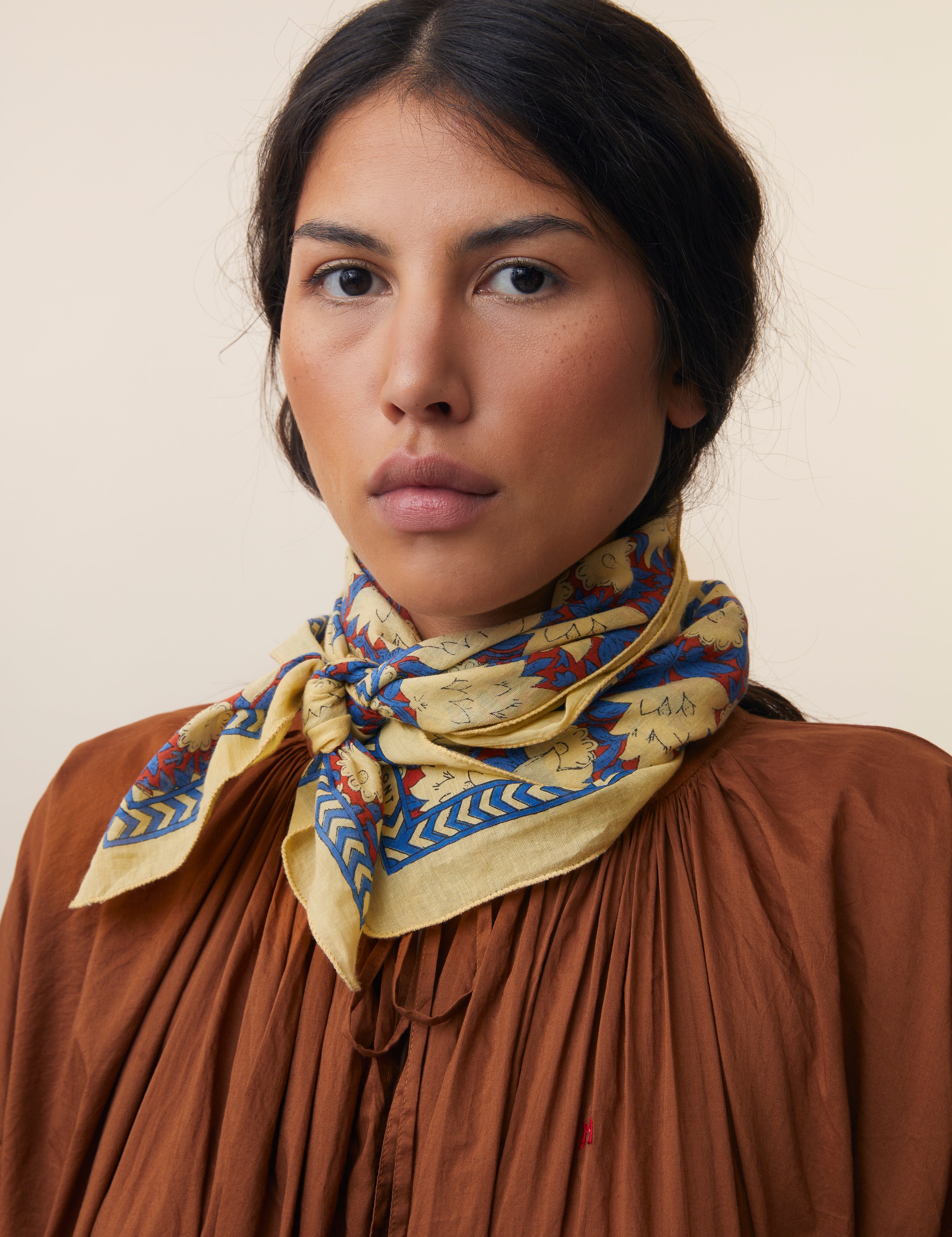 Natural Cotton Scarf  – MOISMONT