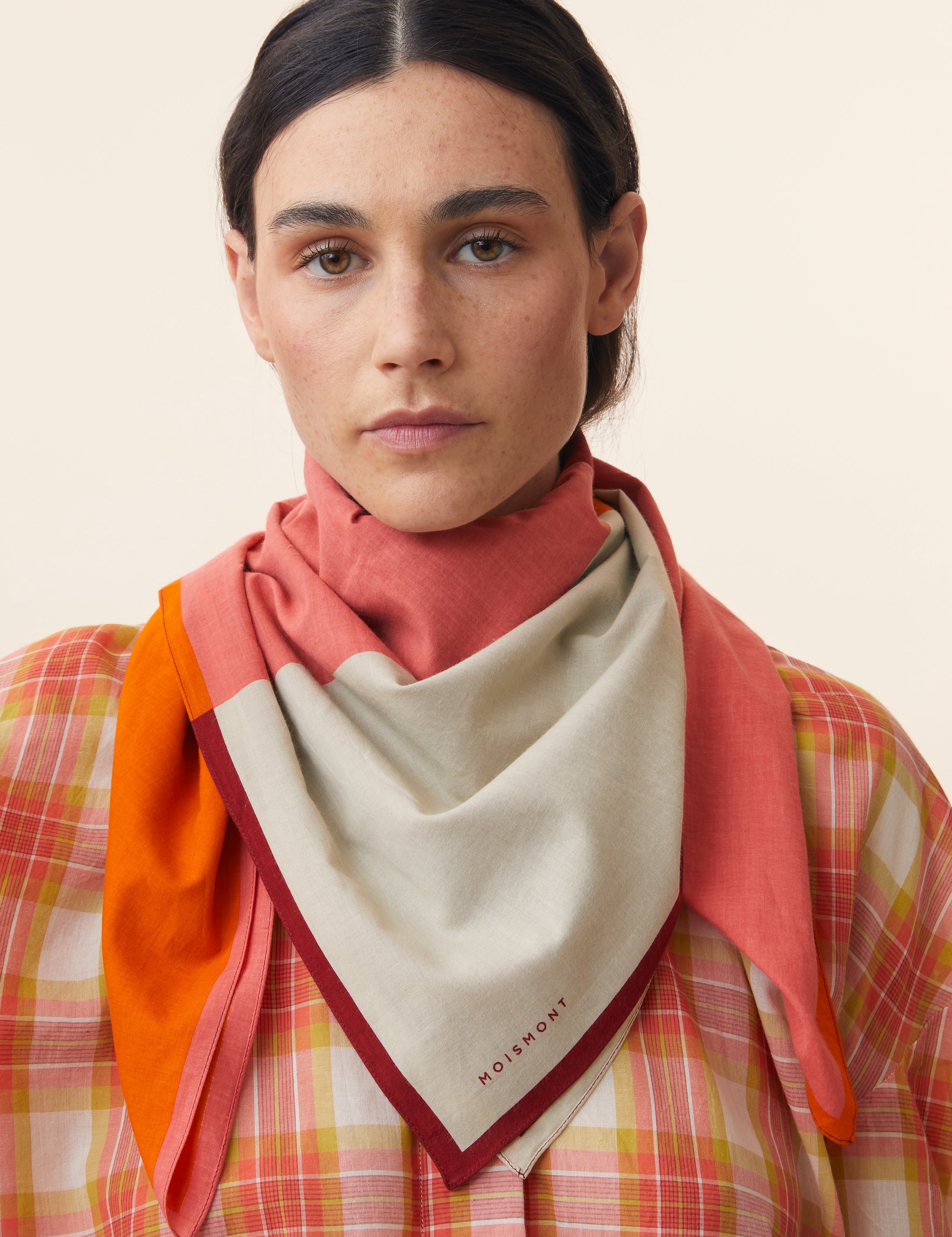 Pink Cotton Scarf  – MOISMONT