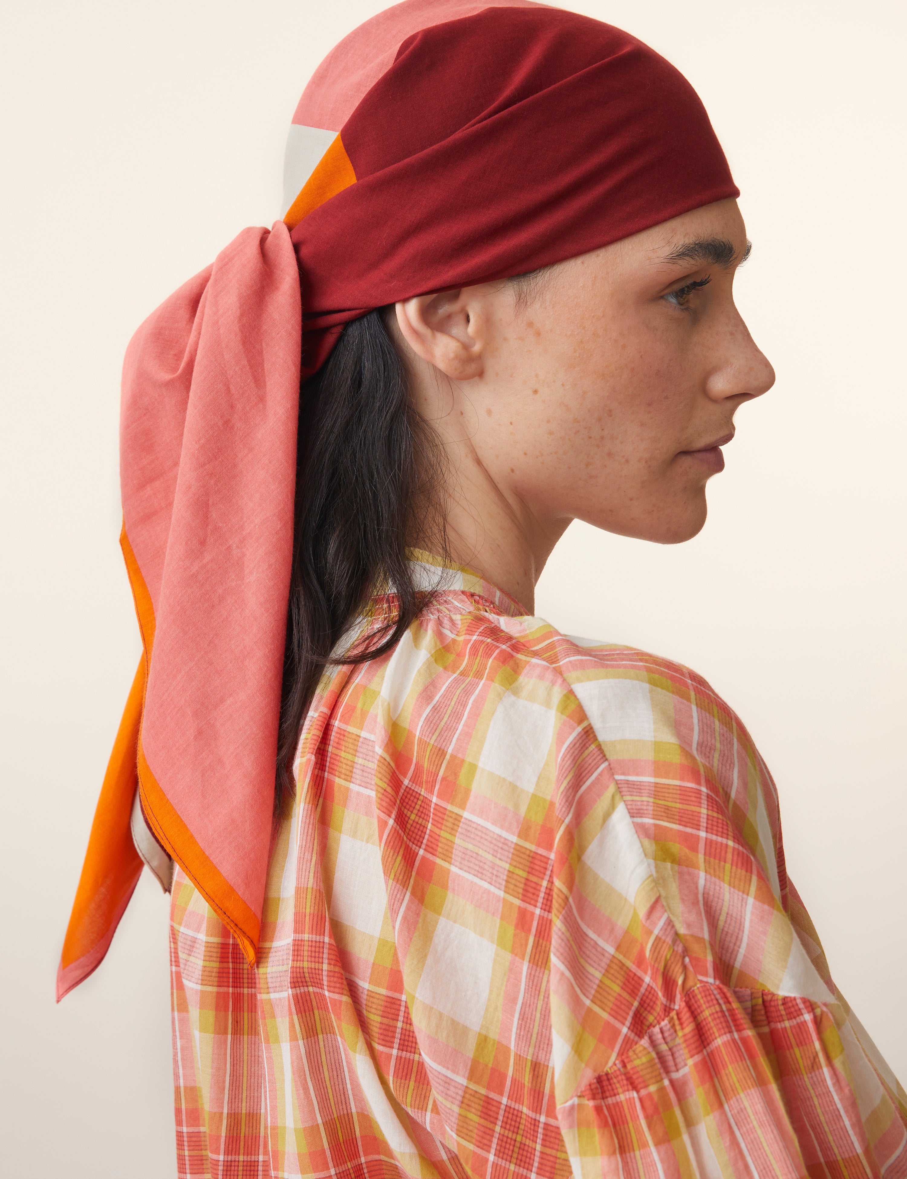 Pink Cotton Scarf  – MOISMONT