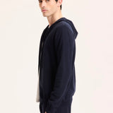 Organic Cotton / Elastane Long-Sleeve Hooded Vest