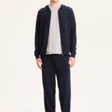 Organic Cotton / Elastane Long-Sleeve Hooded Vest