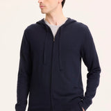 Organic Cotton / Elastane Long-Sleeve Hooded Vest