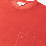 Shirt long sleeve terry framboise