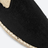 Oas Black Terry Espadrilles