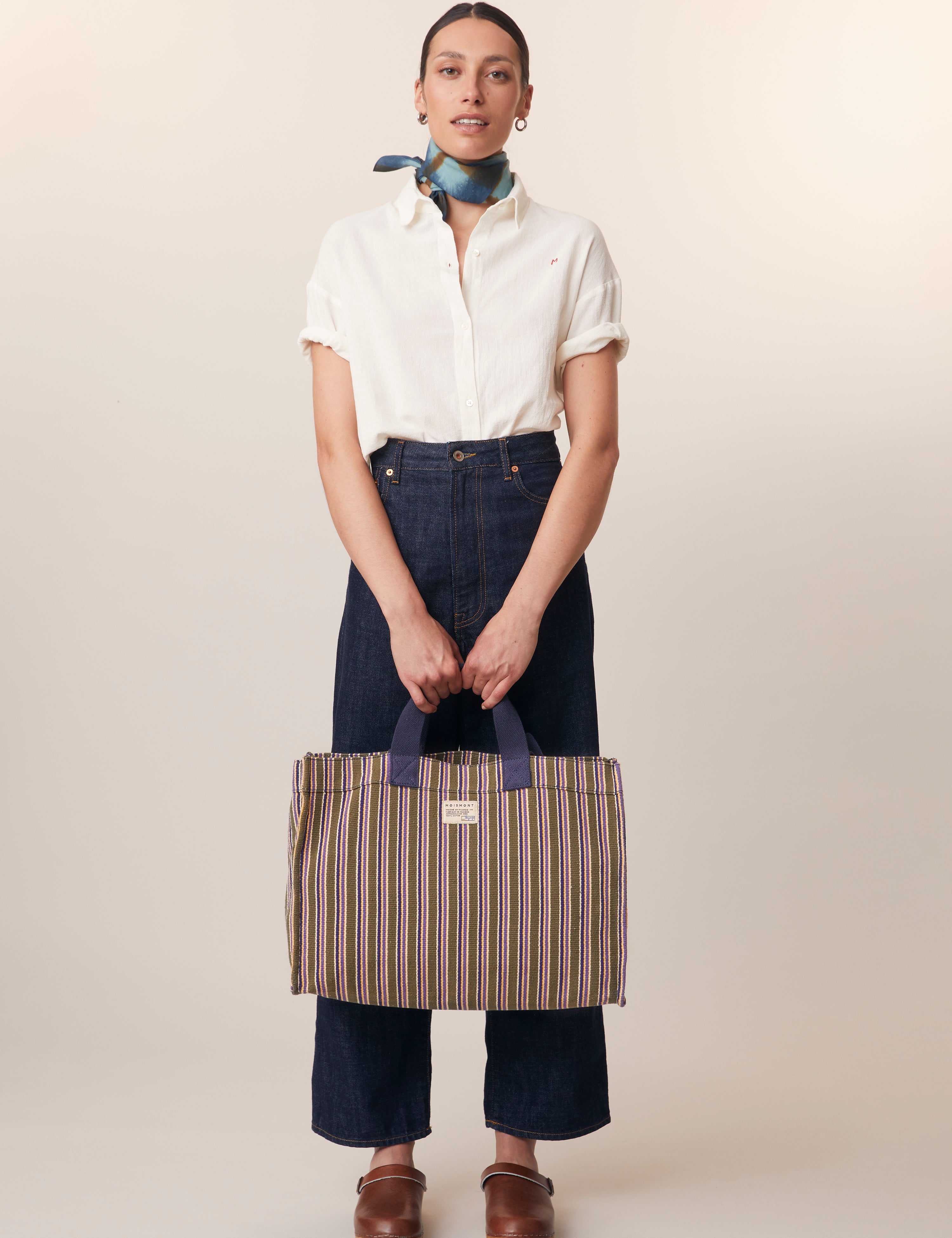 Khaki Cotton Bag N°46 – MOISMONT