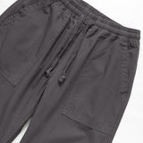 Ripstop chef pant washed black