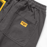 Ripstop chef pant washed black