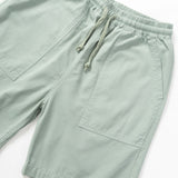Pantalón corto de chef Ripstop color salvia