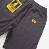 Pantalón corto de chef Ripstop negro lavado