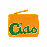 Ciao mini beaded purse tango
