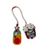 Popcorn juice bag charm tango