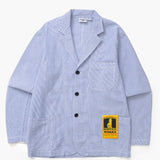 Seersucker suit jacket NAVY STRIPE