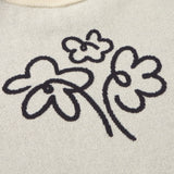 ECRU BASIL FLOWER ROPE KNITTED SWEATER
