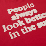 PEOPLE RED ZOWIE R TEE